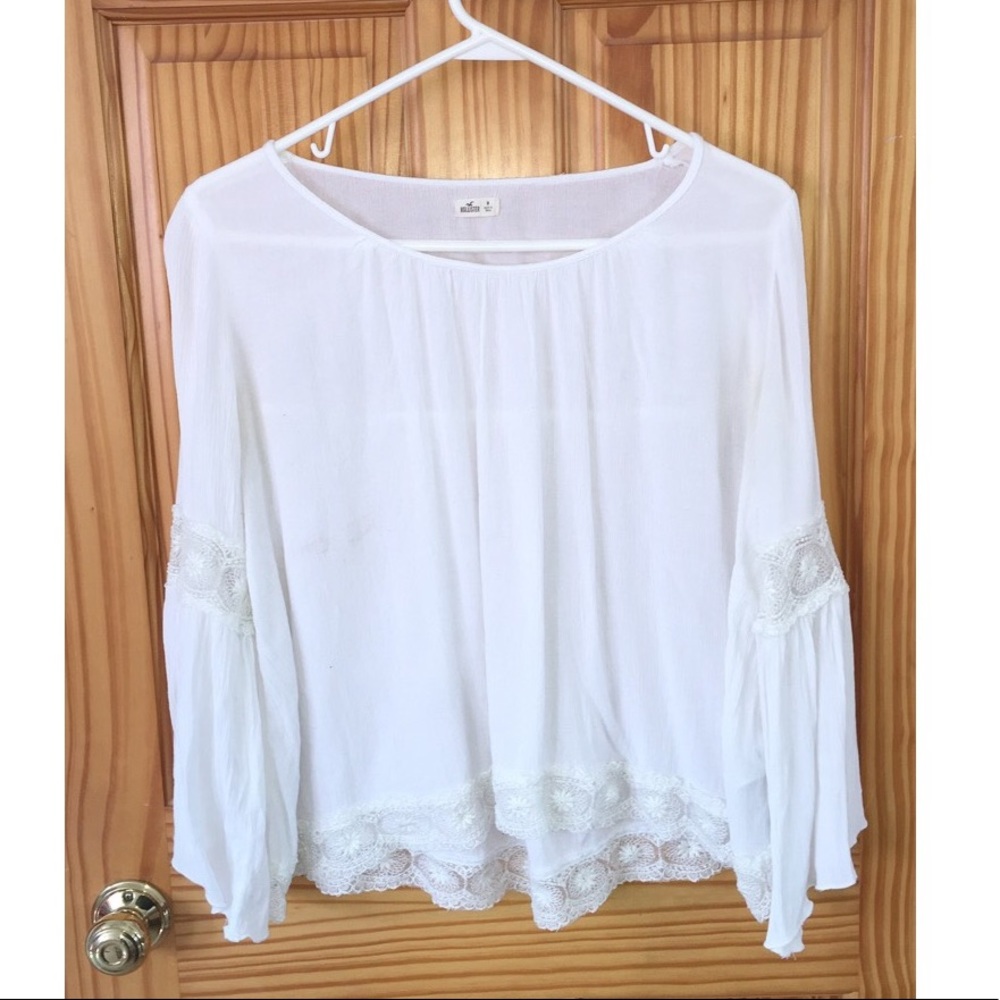 White Hollister Blouse